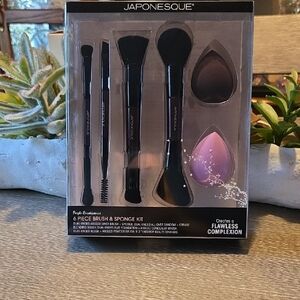 JAPONESQUE Purple Romance 6-Piece Brush & Sponge Kit